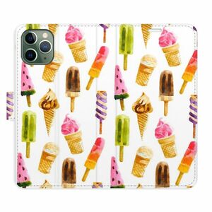 Flipové pouzdro iSaprio - Ice Cream Pattern - iPhone 11 Pro obraz