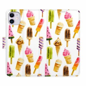 Flipové pouzdro iSaprio - Ice Cream Pattern - iPhone 11 obraz