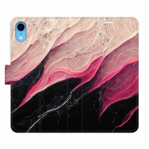 Flipové pouzdro iSaprio - BlackPink Marble - iPhone XR obraz