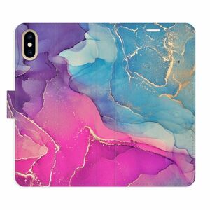 Flipové pouzdro iSaprio - Colour Marble 02 - iPhone X/XS obraz