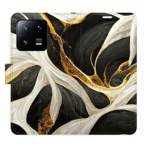 Flipové pouzdro iSaprio - BlackGold Marble - Xiaomi 13 Pro obraz