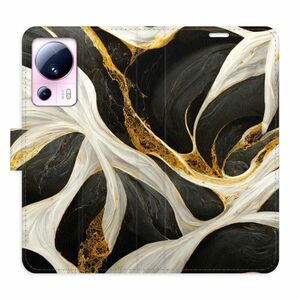 Flipové pouzdro iSaprio - BlackGold Marble - Xiaomi 13 Lite obraz