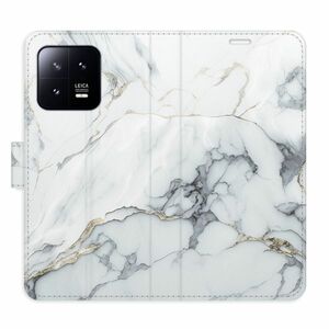 Flipové pouzdro iSaprio - SilverMarble 15 - Xiaomi 13 obraz