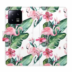 Flipové pouzdro iSaprio - Flamingos Pattern - Xiaomi 13 obraz