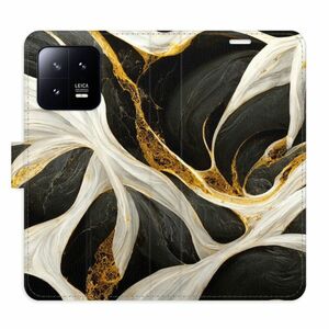 Flipové pouzdro iSaprio - BlackGold Marble - Xiaomi 13 obraz