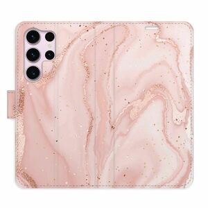 Flipové pouzdro iSaprio - RoseGold Marble - Samsung Galaxy S23 Ultra obraz