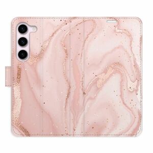 Flipové pouzdro iSaprio - RoseGold Marble - Samsung Galaxy S23 5G obraz