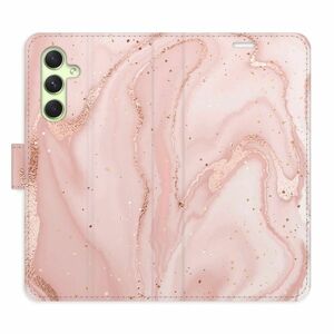 Flipové pouzdro iSaprio - RoseGold Marble - Samsung Galaxy A54 5G obraz