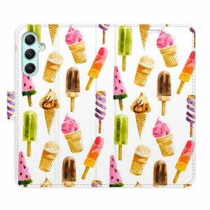 Flipové pouzdro iSaprio - Ice Cream Pattern - Samsung Galaxy A34 5G obraz