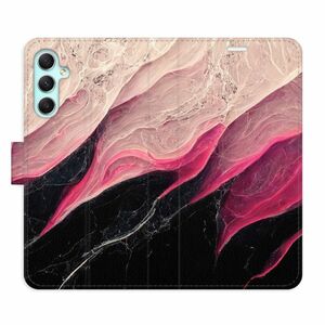 Flipové pouzdro iSaprio - BlackPink Marble - Samsung Galaxy A34 5G obraz