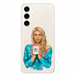 Odolné silikonové pouzdro iSaprio - Coffe Now - Blond - Samsung Galaxy S23+ 5G obraz