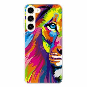 Odolné silikonové pouzdro iSaprio - Rainbow Lion - Samsung Galaxy S23+ 5G obraz