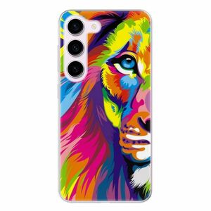 Odolné silikonové pouzdro iSaprio - Rainbow Lion - Samsung Galaxy S23 5G obraz