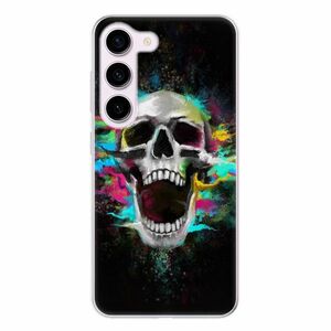 Odolné silikonové pouzdro iSaprio - Skull in Colors - Samsung Galaxy S23 5G obraz