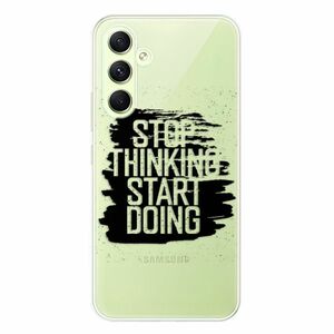 Odolné silikonové pouzdro iSaprio - Start Doing - black - Samsung Galaxy A54 5G obraz