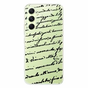 Odolné silikonové pouzdro iSaprio - Handwriting 01 - black - Samsung Galaxy A54 5G obraz