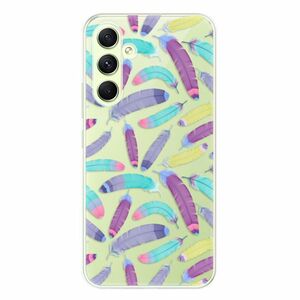 Odolné silikonové pouzdro iSaprio - Feather Pattern 01 - Samsung Galaxy A54 5G obraz