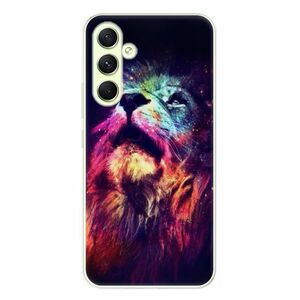 Odolné silikonové pouzdro iSaprio - Lion in Colors - Samsung Galaxy A54 5G obraz