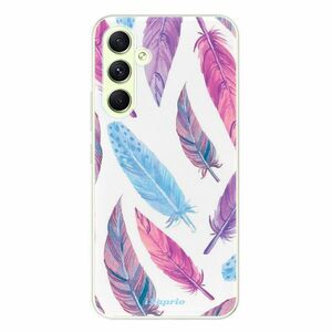 Odolné silikonové pouzdro iSaprio - Feather Pattern 10 - Samsung Galaxy A54 5G obraz