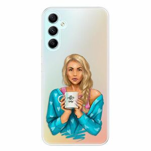 Odolné silikonové pouzdro iSaprio - Coffe Now - Blond - Samsung Galaxy A34 5G obraz