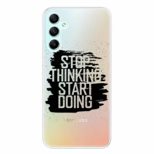 Odolné silikonové pouzdro iSaprio - Start Doing - black - Samsung Galaxy A34 5G obraz