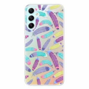 Odolné silikonové pouzdro iSaprio - Feather Pattern 01 - Samsung Galaxy A34 5G obraz