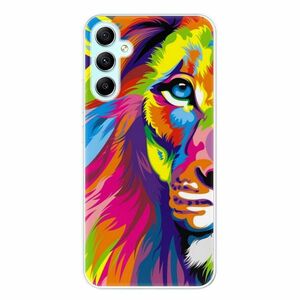 Odolné silikonové pouzdro iSaprio - Rainbow Lion - Samsung Galaxy A34 5G obraz