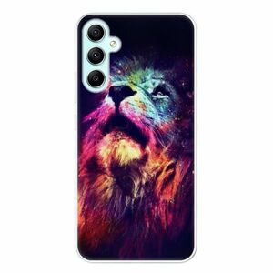 Odolné silikonové pouzdro iSaprio - Lion in Colors - Samsung Galaxy A34 5G obraz