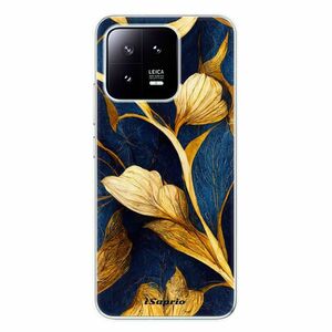 Odolné silikonové pouzdro iSaprio - Gold Leaves - Xiaomi 13 obraz