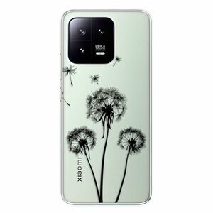 Odolné silikonové pouzdro iSaprio - Three Dandelions - black - Xiaomi 13 obraz