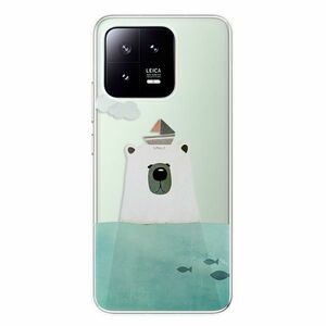Odolné silikonové pouzdro iSaprio - Bear With Boat - Xiaomi 13 obraz