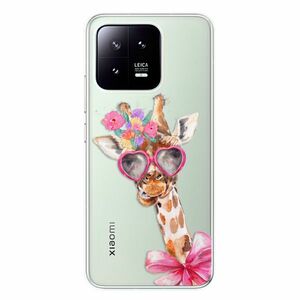 Odolné silikonové pouzdro iSaprio - Lady Giraffe - Xiaomi 13 obraz