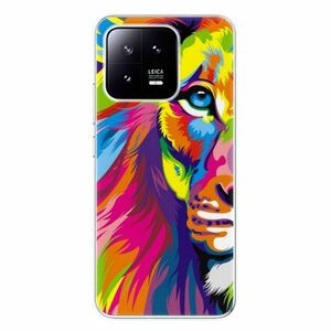 Odolné silikonové pouzdro iSaprio - Rainbow Lion - Xiaomi 13 obraz