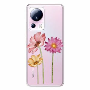 Odolné silikonové pouzdro iSaprio - Three Flowers - Xiaomi 13 Lite obraz