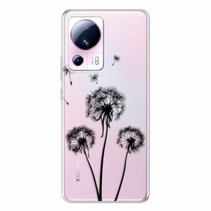 Odolné silikonové pouzdro iSaprio - Three Dandelions - black - Xiaomi 13 Lite obraz