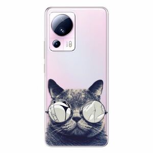 Odolné silikonové pouzdro iSaprio - Crazy Cat 01 - Xiaomi 13 Lite obraz