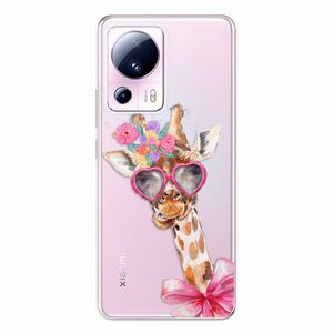 Odolné silikonové pouzdro iSaprio - Lady Giraffe - Xiaomi 13 Lite obraz