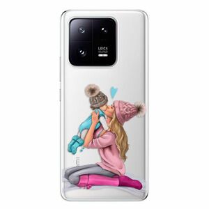 Odolné silikonové pouzdro iSaprio - Kissing Mom - Blond and Boy - Xiaomi 13 Pro obraz