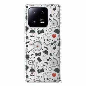 Odolné silikonové pouzdro iSaprio - Vintage Pattern 01 - black - Xiaomi 13 Pro obraz