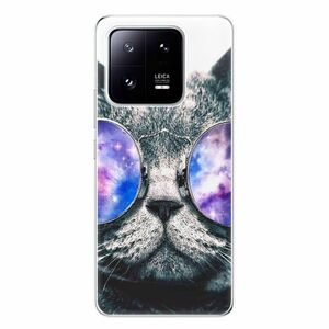 Odolné silikonové pouzdro iSaprio - Galaxy Cat - Xiaomi 13 Pro obraz