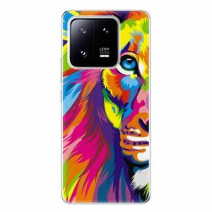 Odolné silikonové pouzdro iSaprio - Rainbow Lion - Xiaomi 13 Pro obraz