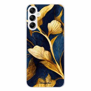 Odolné silikonové pouzdro iSaprio - Gold Leaves - Samsung Galaxy A14 / A14 5G obraz