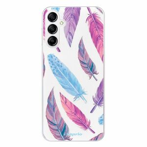 Odolné silikonové pouzdro iSaprio - Feather Pattern 10 - Samsung Galaxy A14 / A14 5G obraz