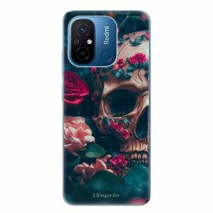 Odolné silikonové pouzdro iSaprio - Skull in Roses - Xiaomi Redmi 12C obraz