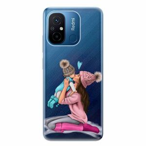 Odolné silikonové pouzdro iSaprio - Kissing Mom - Brunette and Boy - Xiaomi Redmi 12C obraz