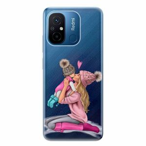 Odolné silikonové pouzdro iSaprio - Kissing Mom - Blond and Girl - Xiaomi Redmi 12C obraz