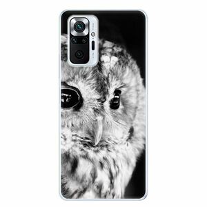 Odolné silikonové pouzdro iSaprio - BW Owl - Xiaomi Redmi Note 10 Pro obraz