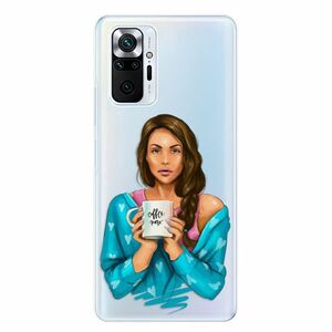 Odolné silikonové pouzdro iSaprio - Coffe Now - Brunette - Xiaomi Redmi Note 10 Pro obraz