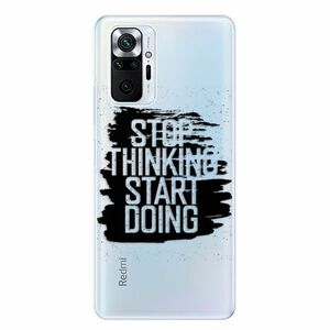 Odolné silikonové pouzdro iSaprio - Start Doing - black - Xiaomi Redmi Note 10 Pro obraz