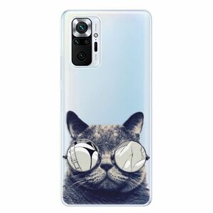 Odolné silikonové pouzdro iSaprio - Crazy Cat 01 - Xiaomi Redmi Note 10 Pro obraz